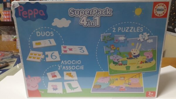 Puzzle Peppa Pig Pack 4 en 1